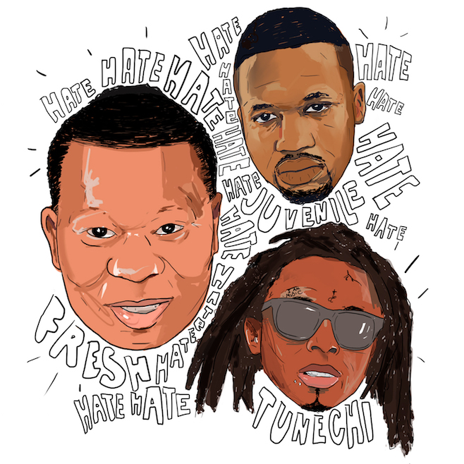 Mannie Fresh-“Hate” ft. Juvenile and Lil Wayne